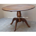 Mesa de comedor de madera maciza de mango Colonial Indian Design